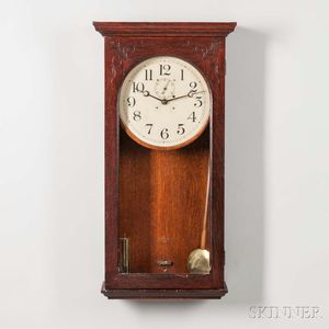 Waltham Oak Wall Clock