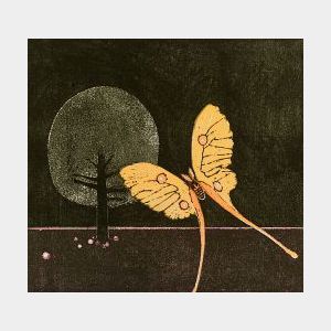 Walter Williams (American/Danish, b. 1920) Moon Moth,