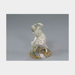 Continental Handpainted Porcelain Classical Figure.
