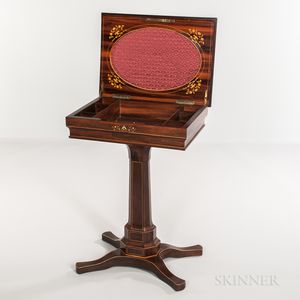 William IV Rosewood Sewing Stand