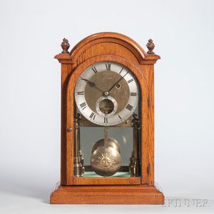 Dent Oak Shelf Clock