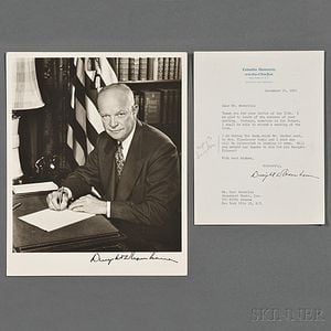 Eisenhower, Dwight D. (1890-1969) Signed Photograph and Typed Letter Signed 16 December 1950.