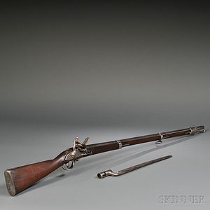 Model 1816 Flintlock Musket and Bayonet