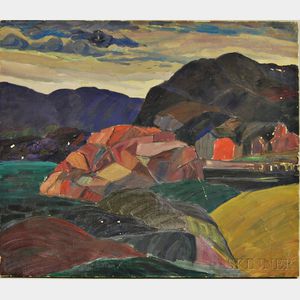 Leighton Cram (American, 1895-1981) Quarry