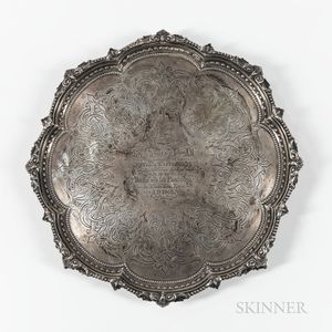 Victorian Sterling Silver Salver