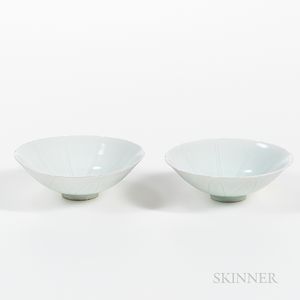 Pair of Small Qingbai Bowls