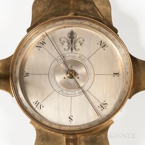 Thomas Whitney Four-vane Vernier Compass