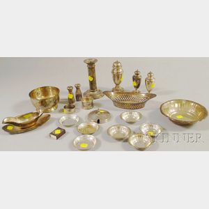Group of Small Silver Tableware