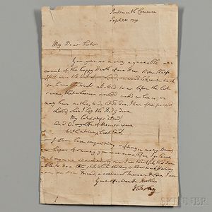 Wesley, John (1703-1791) and Charles Wesley (1707-1788) Two Autograph Letters Signed and Related Material.