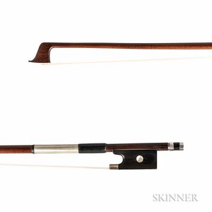 Silver-mounted Three-quarter Size Violin Bow