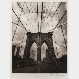 Tom Baril (American, b. 1952) Brooklyn Bridge