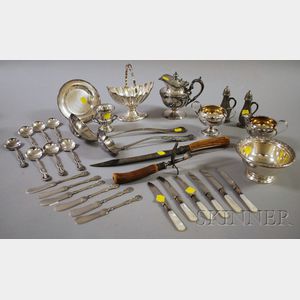 Group of Mainly Silver Plated Tableware