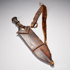 Luba Knife and Scabbard