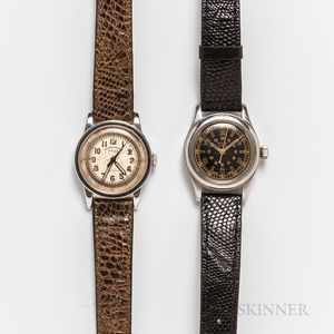 Two Early Manual-wind Wristwatches