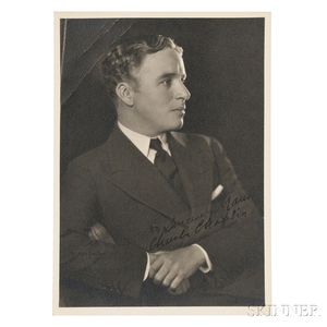 Chaplin, Charles (1889-1977) Signed Photograph and Typed Letter Signed.