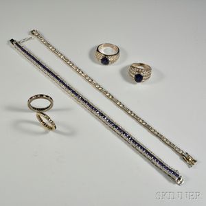 Group of Gem-set Jewelry