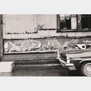 Walker Evans (American, 1903-1975) Lower Manhattan, Painted Sign
