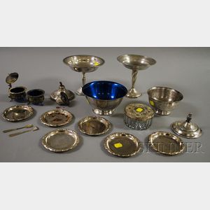 Group of Mostly Silver Plated Serving Hollowware