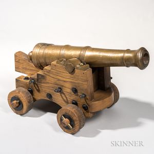 Reproduction Bronze Naval Cannon