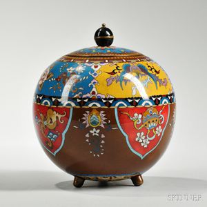 Cloisonne Covered Bowl