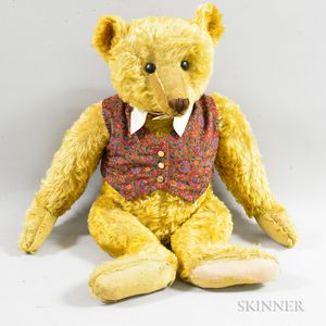 Large English Ginger Mohair Teddy Bear