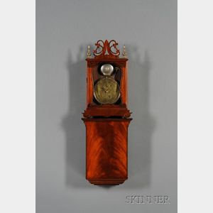 Mahogany 'Aaron Willard' Wall Clock by T. E. Burleigh, Jr.