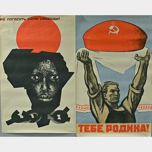 Three Soviet Propaganda Posters