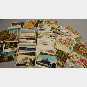 Small Box of Early 20th Century Postcards