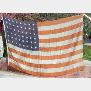 1912-1958 Forty-eight Star American Wool Flag