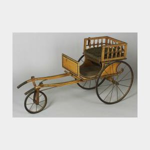 Child&#39;s Three-Wheeled Sulkie Cart