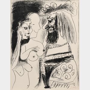 Pablo Picasso (Spanish, 1881-1973) La vieux roi
