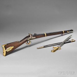 Remington Model 1863 Percussion Contract Rifle with Bayonet and Scabbard
