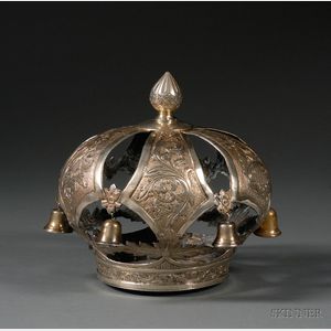 Russian/Polish Silver Torah Crown