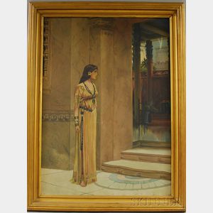 American School, 20th Century Woman in an Egyptian Interior