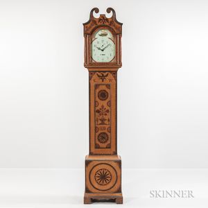 Paint-decorated Tall Case Clock