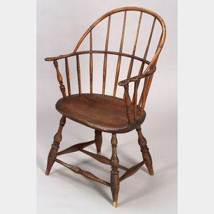 Windsor Ash and Maple Bow-back Armchair