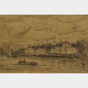 Reynolds Beal (American, 1866-1951) Harbor View.