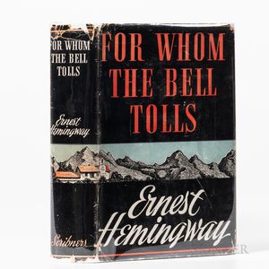 Hemingway, Ernest (1899-1961),For Whom the Bell Tolls.