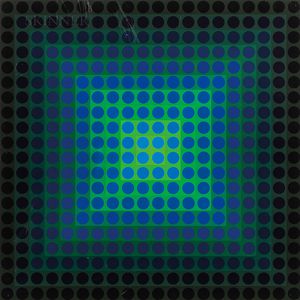 Victor Vasarely (French/Hungarian, 1906-1997) Permutations No. 8