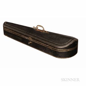 French Leather-bound Violin Case, Probably Gainier Debouche