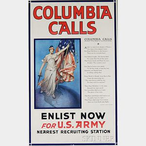 Two U.S. Army WWI Lithograph Posters