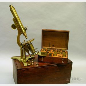 Brass Zentmayer's Intermediate Stand Microscope