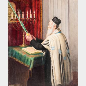 Jacob Binder (American, 1887-1984) The Celebration of Sukkot