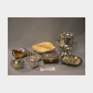 Lot of Silver Plated Hollowware and Decorative Table Items.