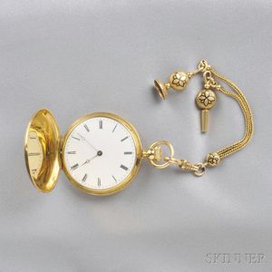 18kt Gold Hunting Case Pocket Watch, Patek Philippe & Co., Retailed by Tiffany & Co.