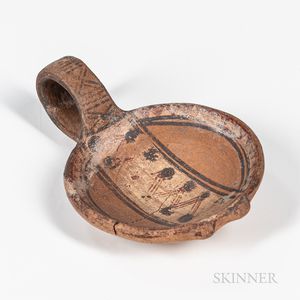 Pre-Columbian Pottery Oil Lamp