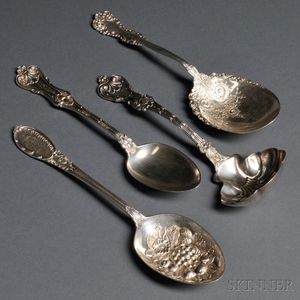 Three American Sterling Silver Flatware Serving Pieces