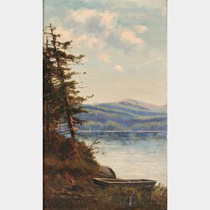 Frank Henry Shapleigh (American, 1842-1906) Mt. Washington from Walker's Pond, Conway, N.H.