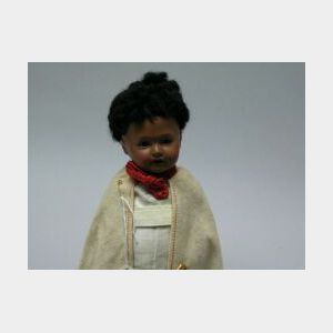 Black &#34;Abyssinian Baby&#34; Doll