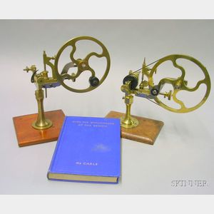 Two Brass and Steel Watchmaker's Rounding Up Tools